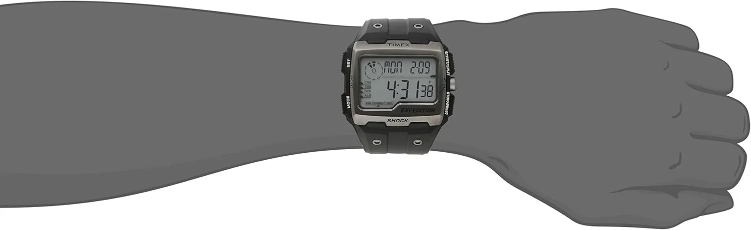 Timex Men's Expedition Grid Shock Quartz Resin Strap