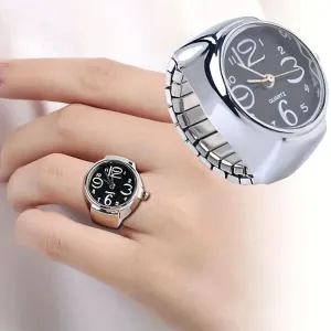 Trendy Ring Watch – Unique Retro Mini Design