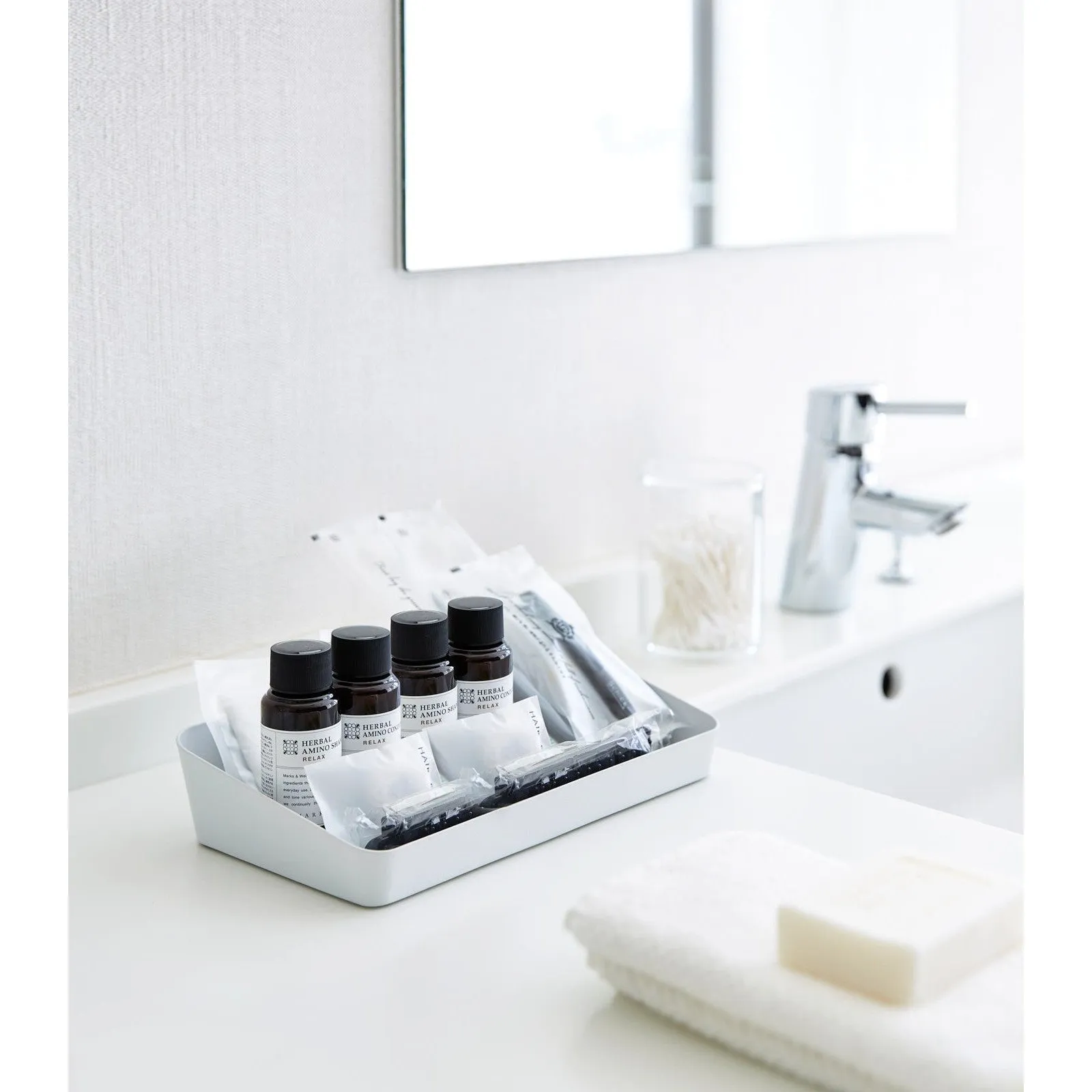 Vanity Tray - Angled - Two Sizes - Steel