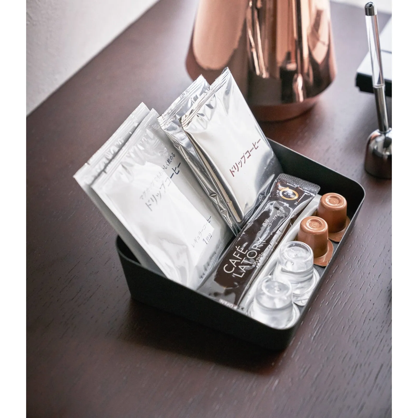 Vanity Tray - Angled - Two Sizes - Steel