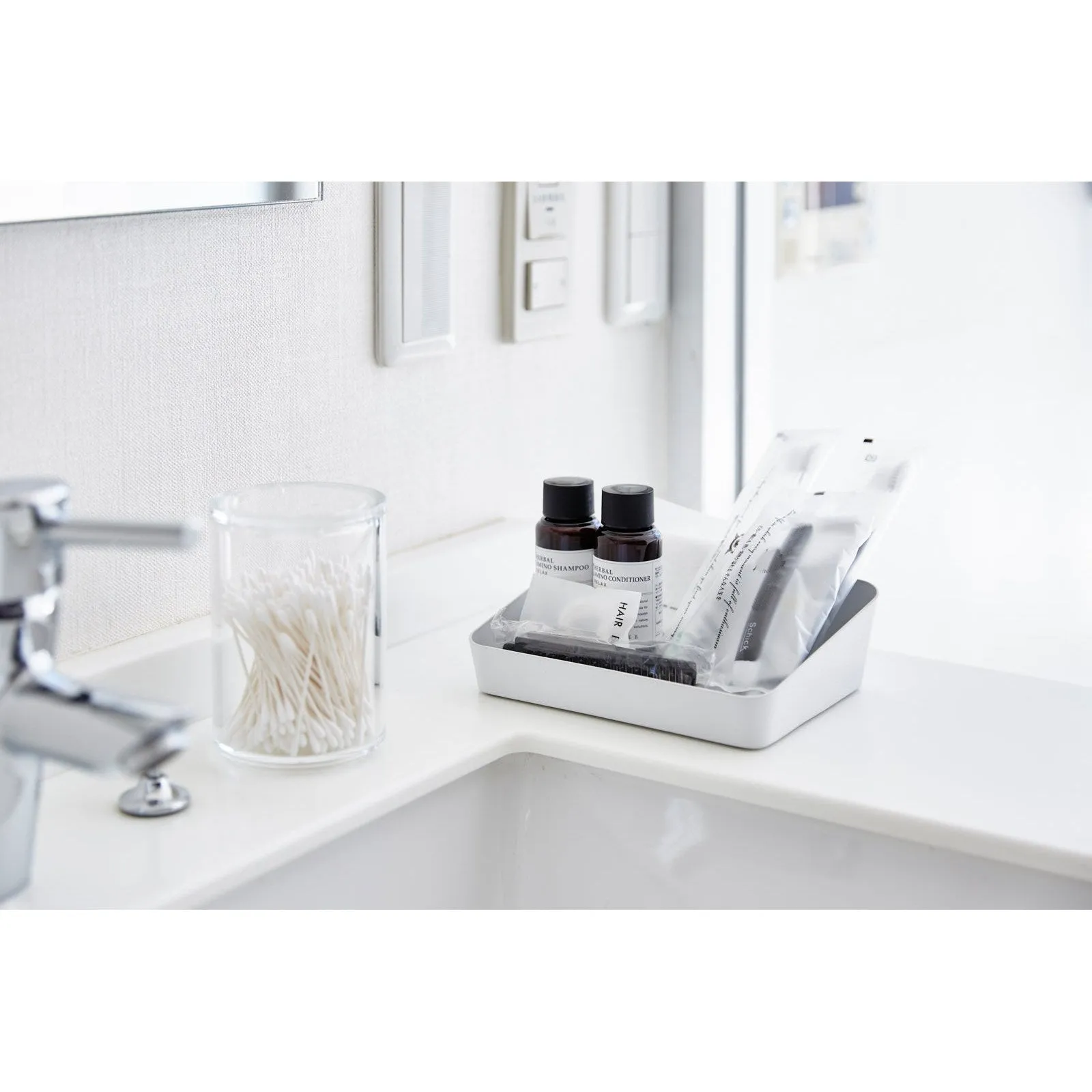 Vanity Tray - Angled - Two Sizes - Steel