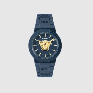 Versace Navy Blue V-Pop Silicone Watch