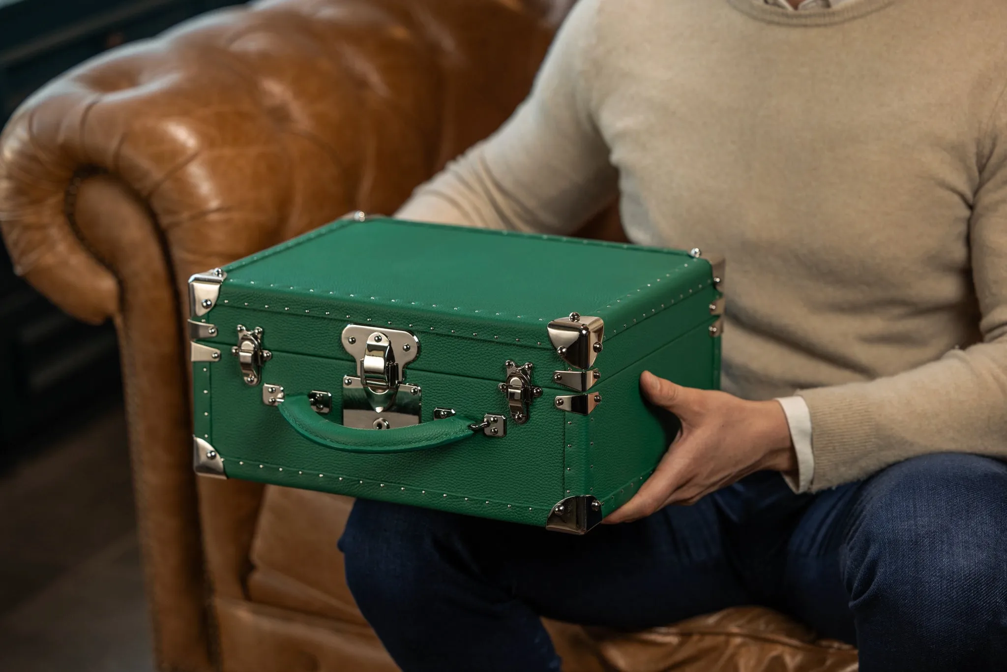 Watch Trunk - Togo Christmas Green
