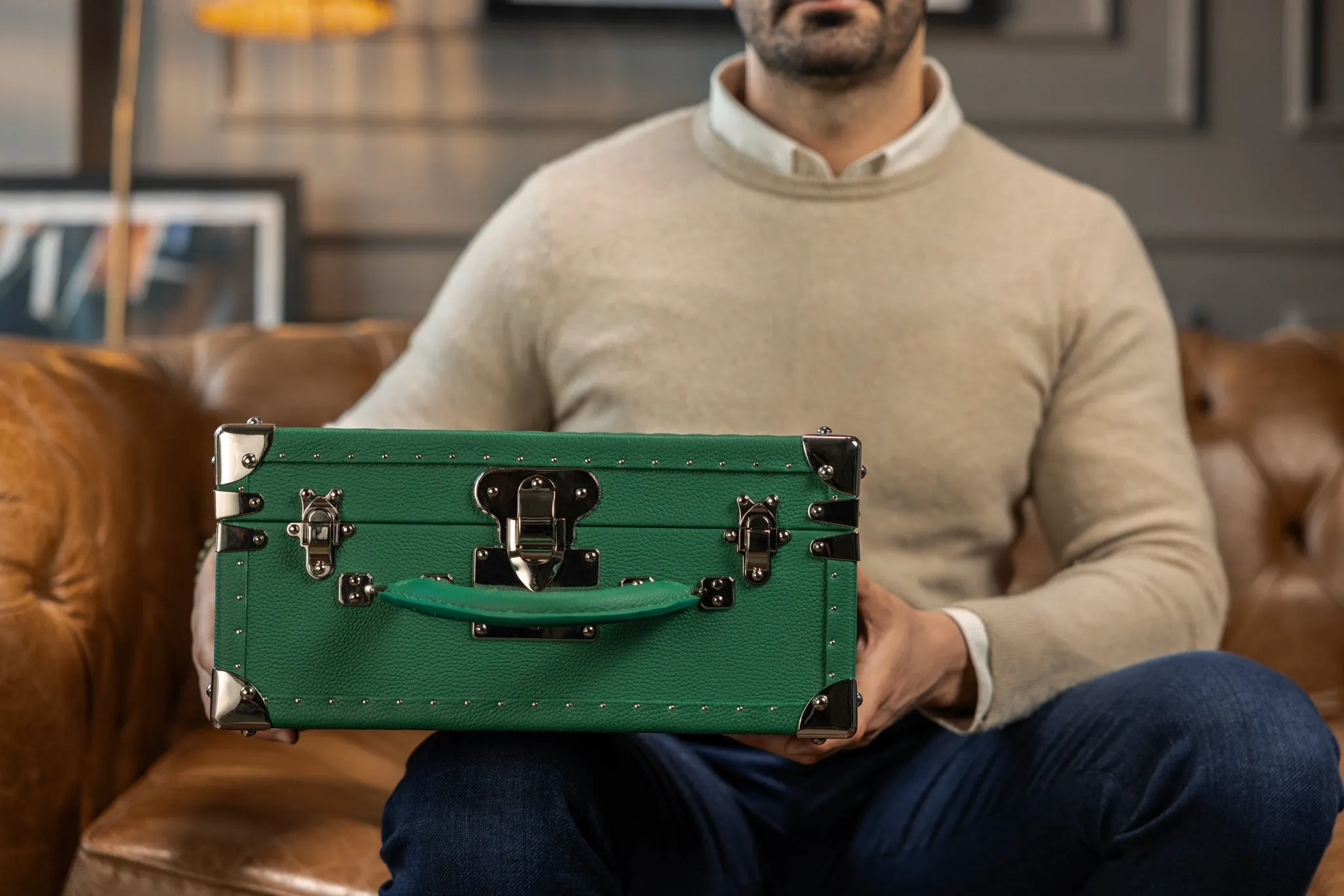 Watch Trunk - Togo Christmas Green