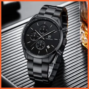 Watches For Men Top Brand Luxury Fashion Business Quartz Men’S Wristwatch Stainless Steel Waterproof Sports Watches