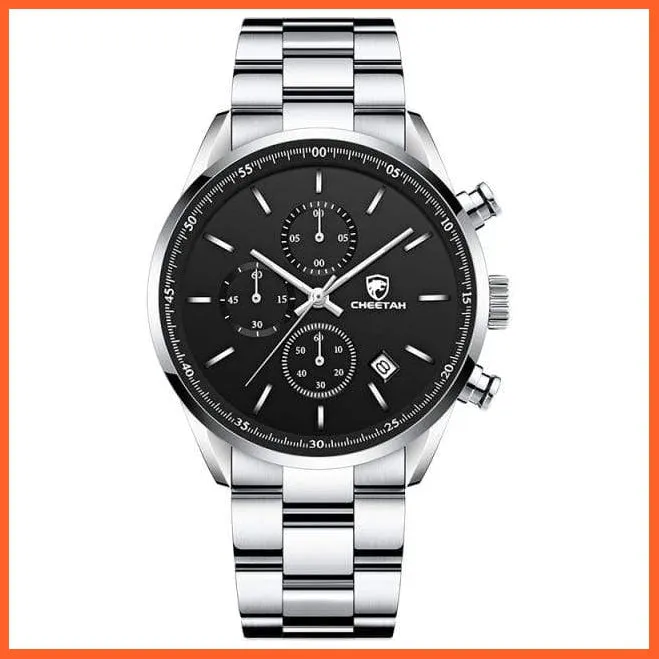 Watches For Men Top Brand Luxury Fashion Business Quartz Men’S Wristwatch Stainless Steel Waterproof Sports Watches