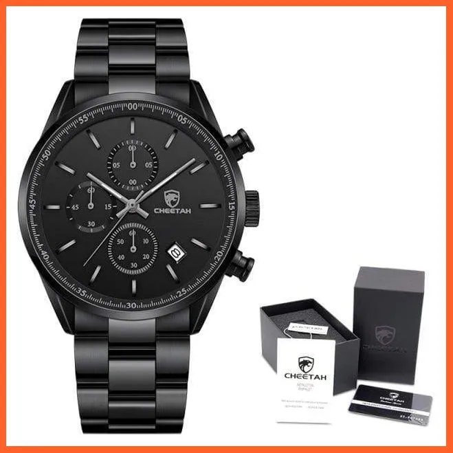 Watches For Men Top Brand Luxury Fashion Business Quartz Men’S Wristwatch Stainless Steel Waterproof Sports Watches