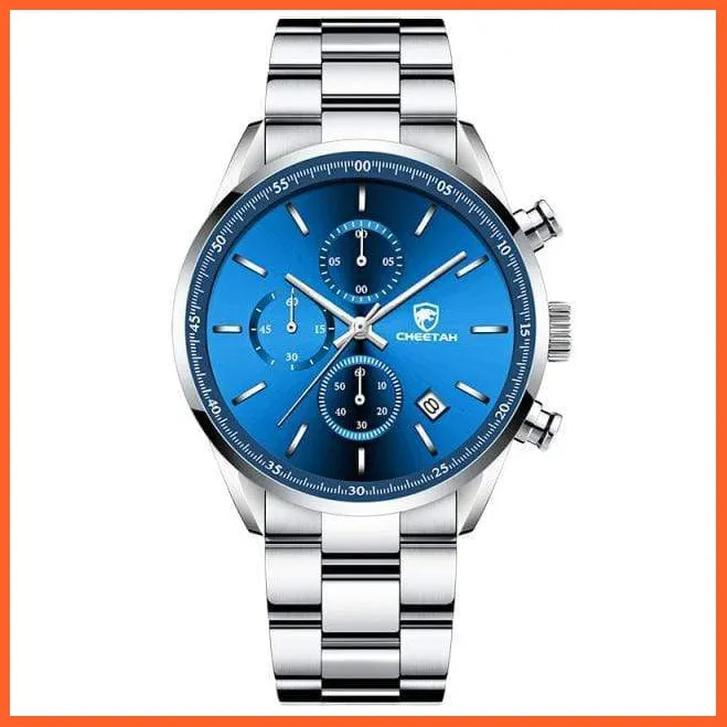 Watches For Men Top Brand Luxury Fashion Business Quartz Men’S Wristwatch Stainless Steel Waterproof Sports Watches