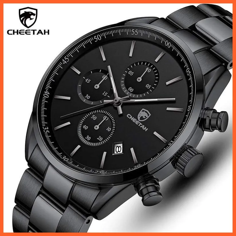 Watches For Men Top Brand Luxury Fashion Business Quartz Men’S Wristwatch Stainless Steel Waterproof Sports Watches