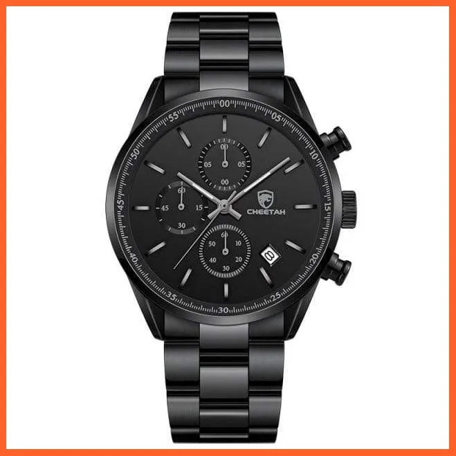 Watches For Men Top Brand Luxury Fashion Business Quartz Men’S Wristwatch Stainless Steel Waterproof Sports Watches