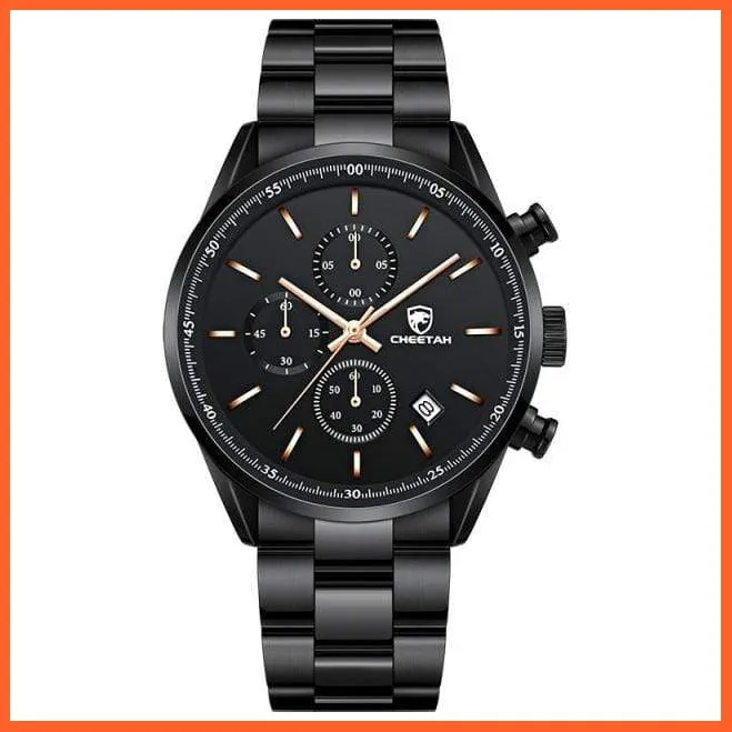 Watches For Men Top Brand Luxury Fashion Business Quartz Men’S Wristwatch Stainless Steel Waterproof Sports Watches