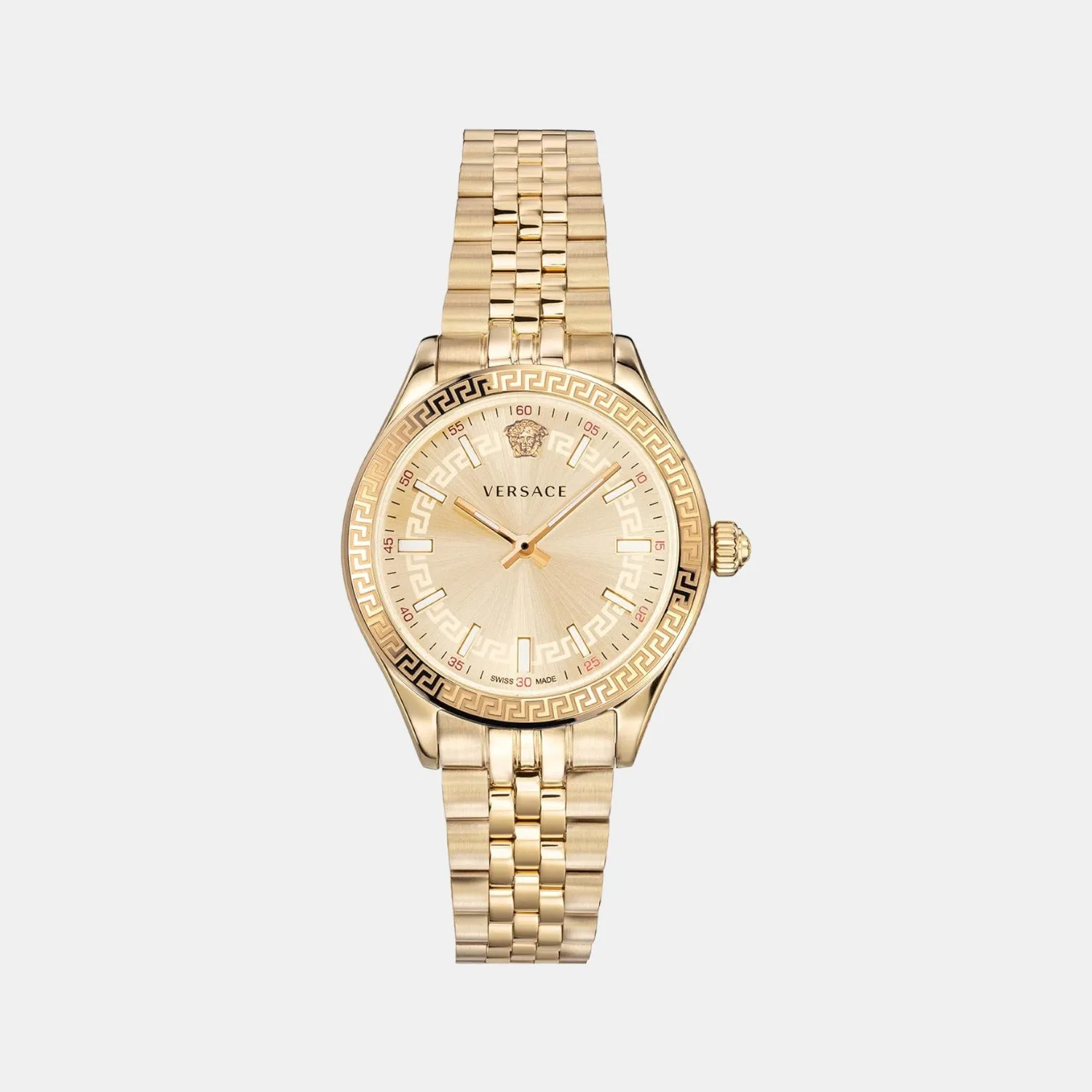 Women Gold Analog Stainless Steel Watch VEHU00720