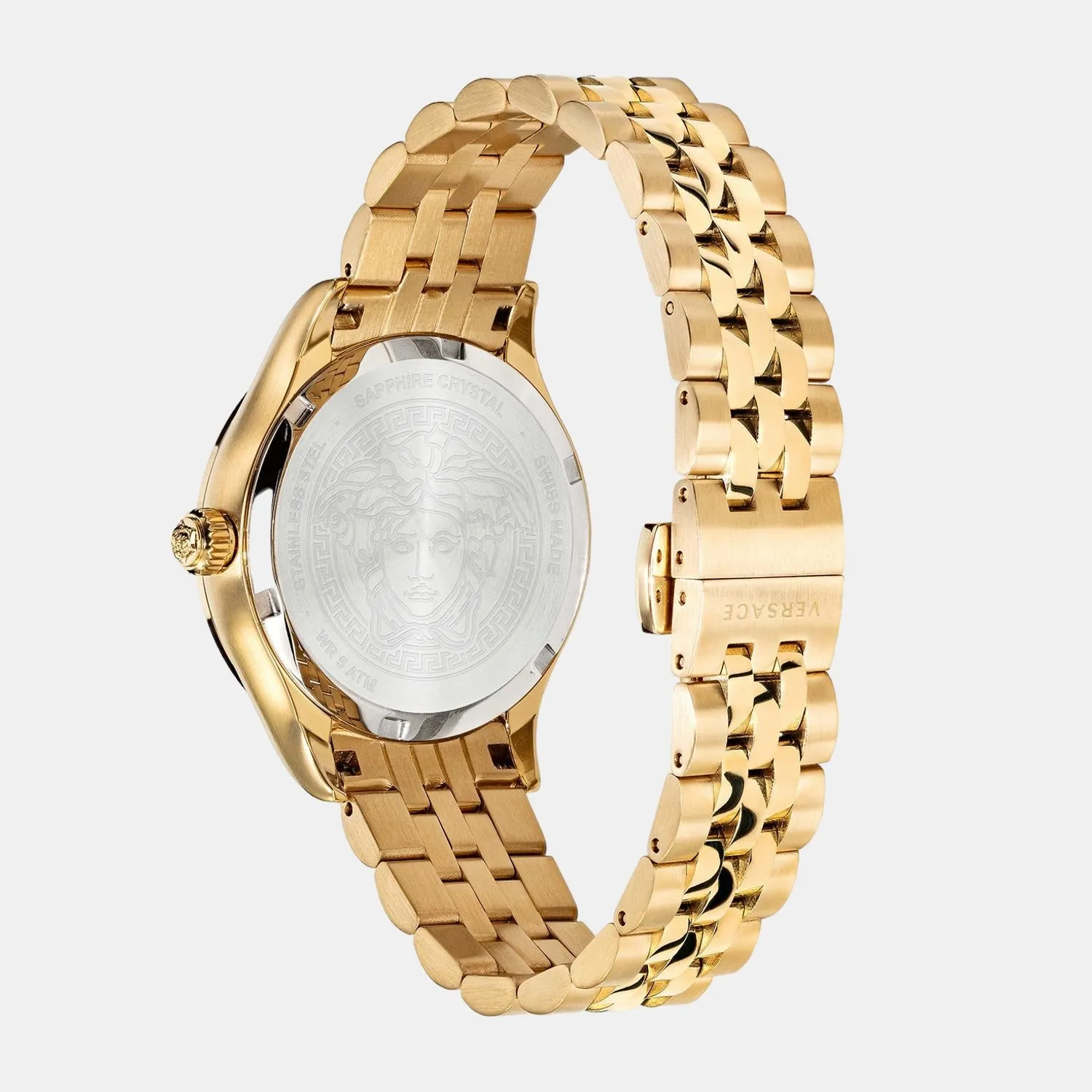 Women Gold Analog Stainless Steel Watch VEHU00720