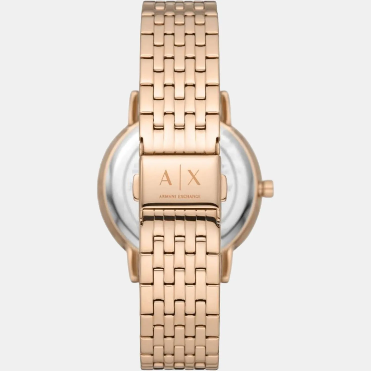 Women Rose Gold Analog Stainless Steel Watch AX5581