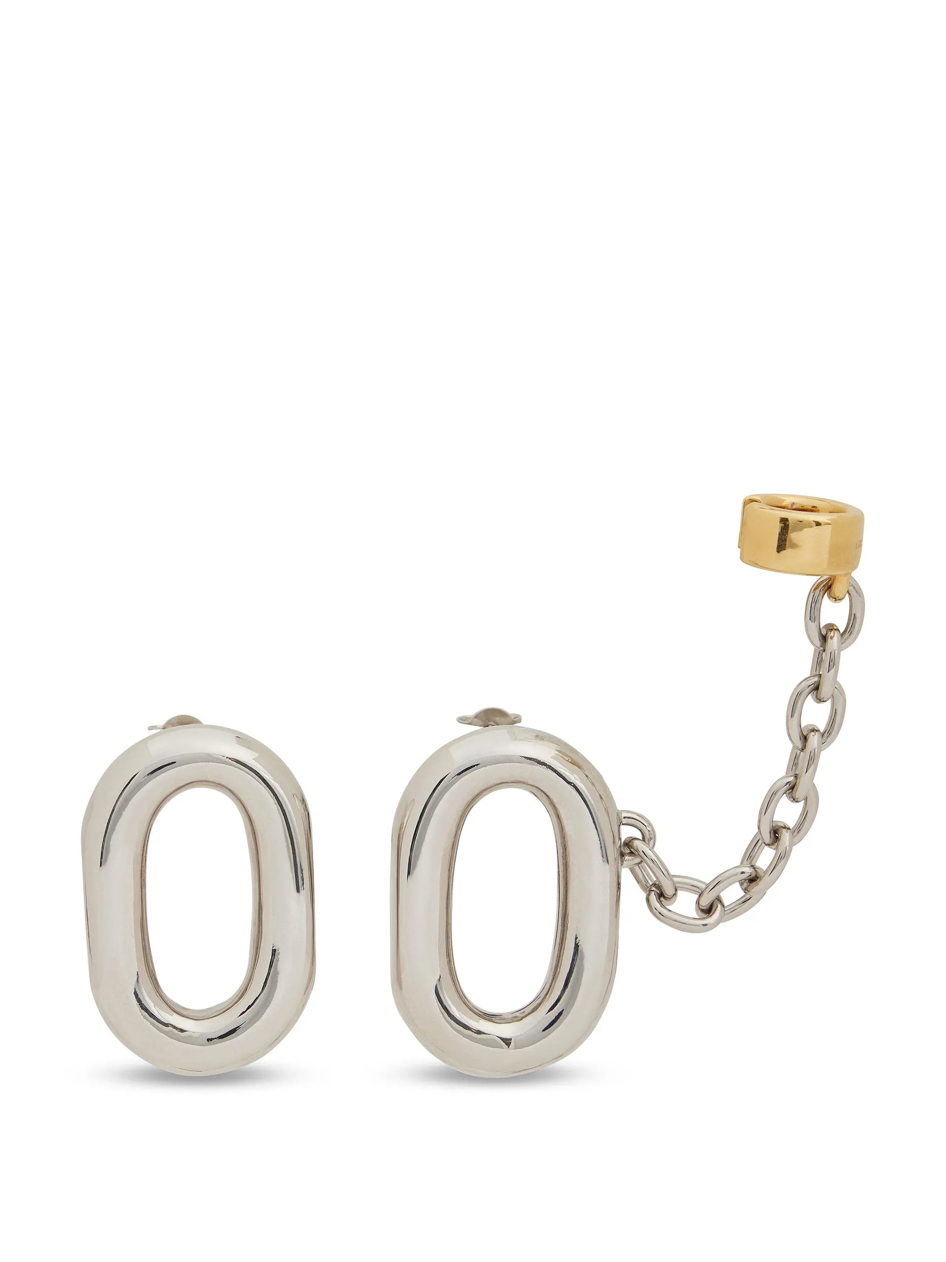 XL link and cuff earrings